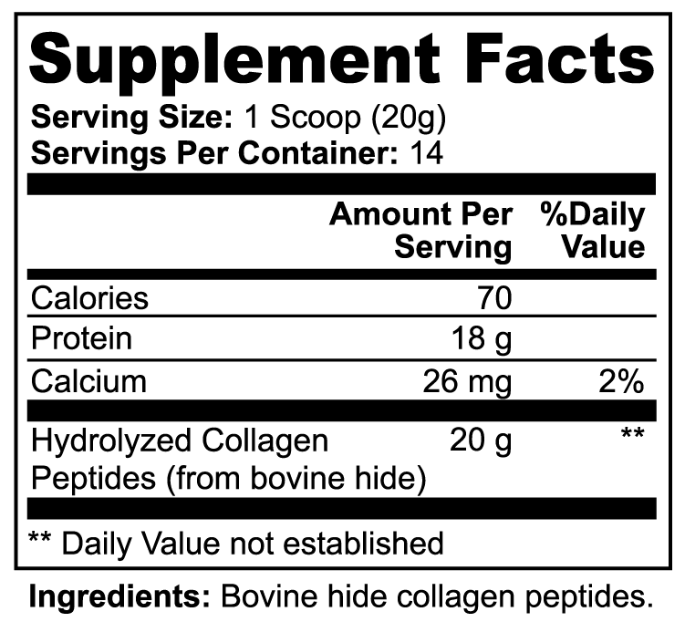 Recovr Grass-Fed Hydrolyzed Collagen Peptides